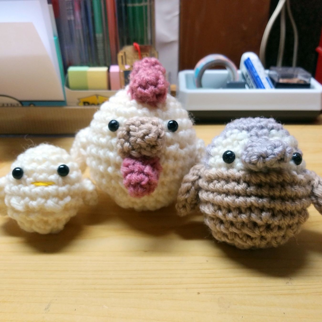 あみぐるみ、鳥