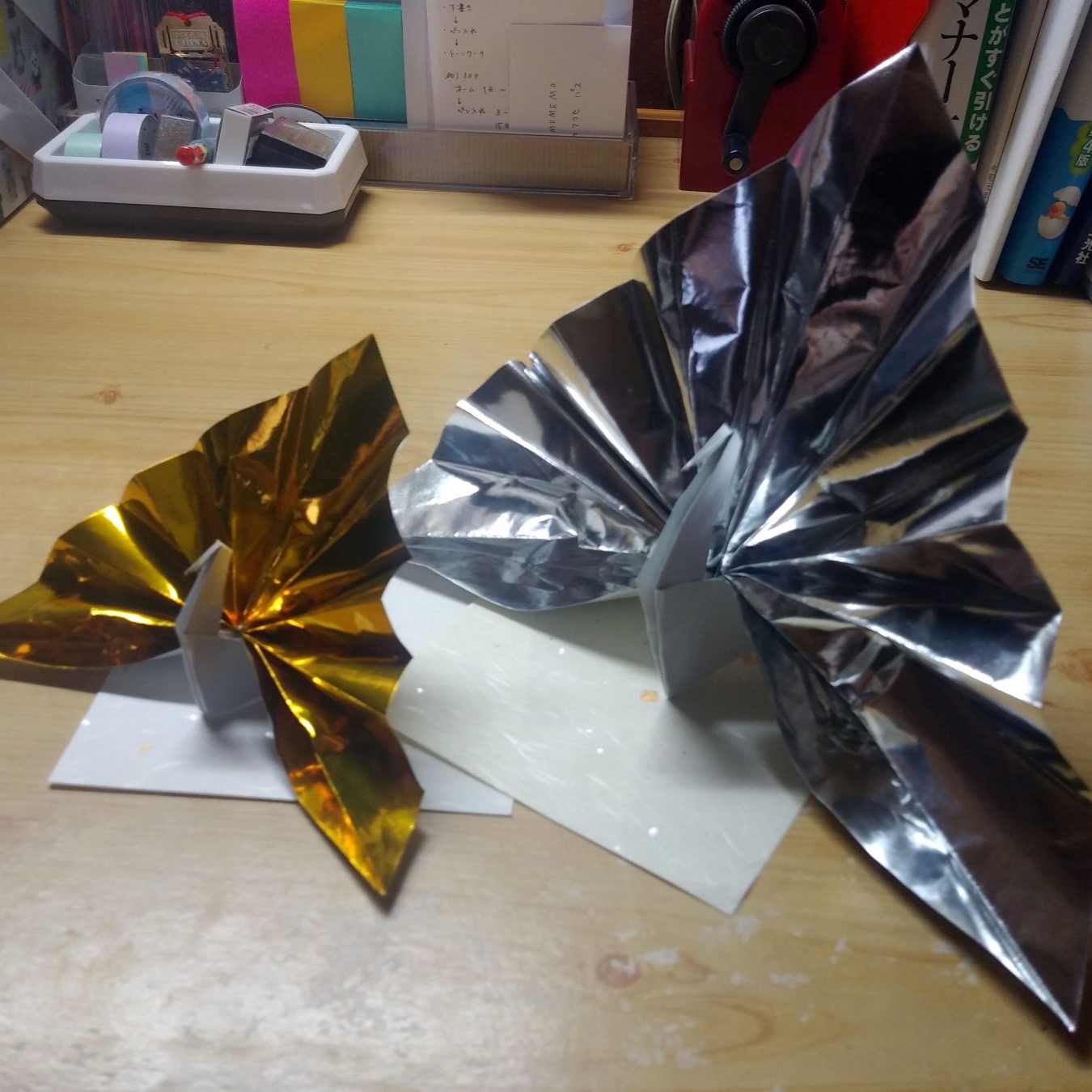 折り紙、祝い鶴